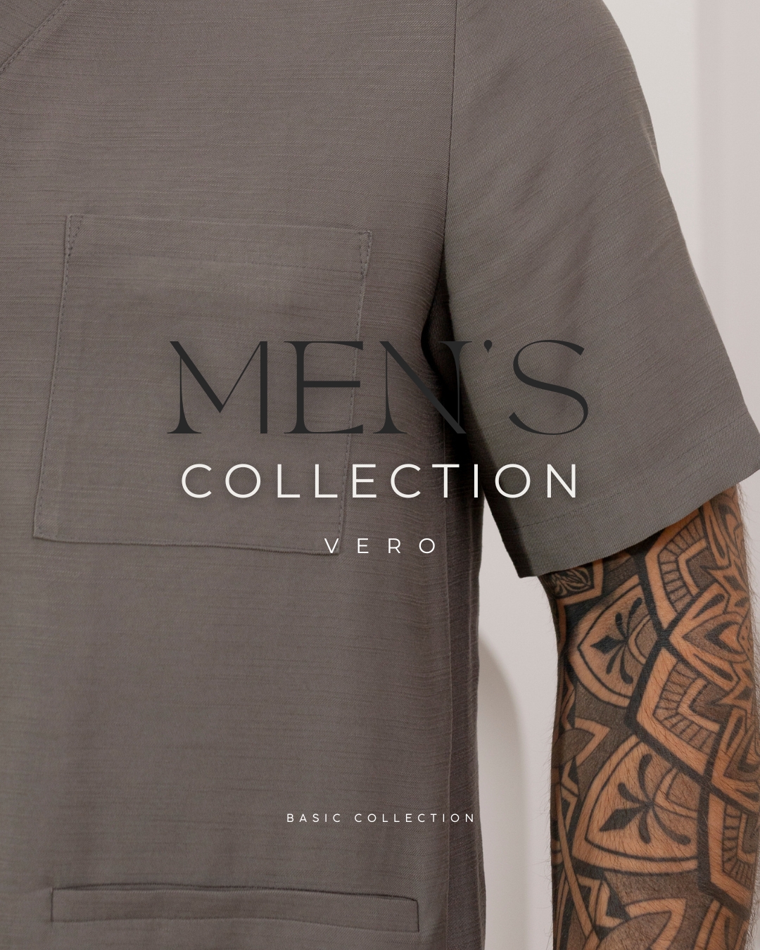 Bluzka medyczna dla mężczyzn 