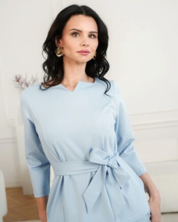 Bluzka medyczna PREMIUM ELORI - Cloud Blue